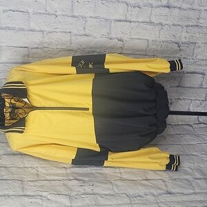 Cutter & Buck Blue and Yellow Performance Jacket.‎ Medium
